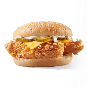 Dublu Crispy Burger cu Strips Nepicanți